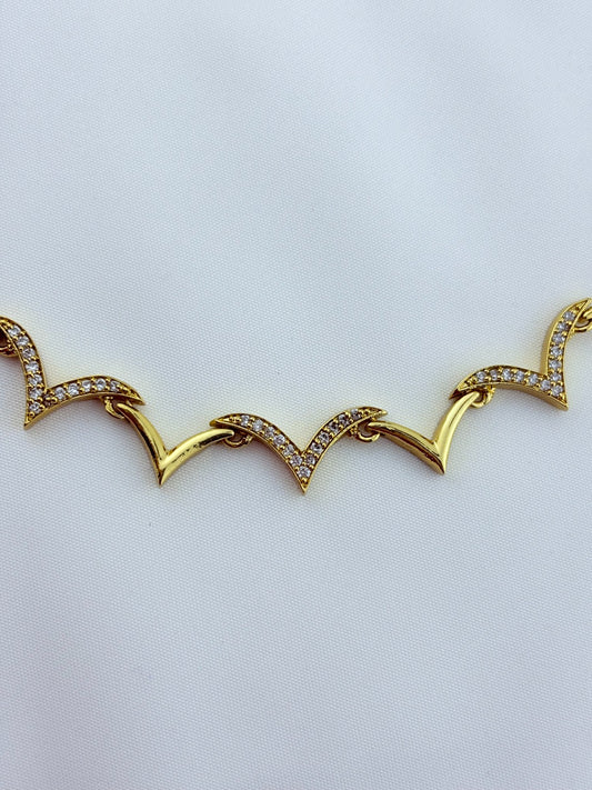 Trendy ad stylish necklace for modern elegance - Premium matte finish AD necklace with matching earrings