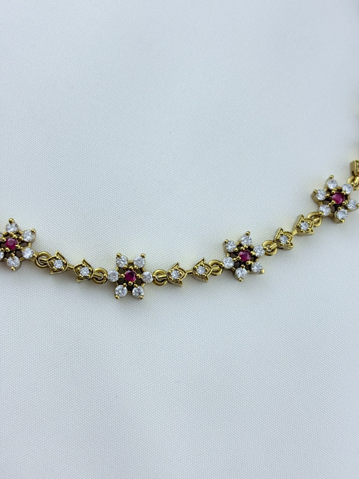 Elegant design with timeless charm premium matte finish AD necklace with earrings