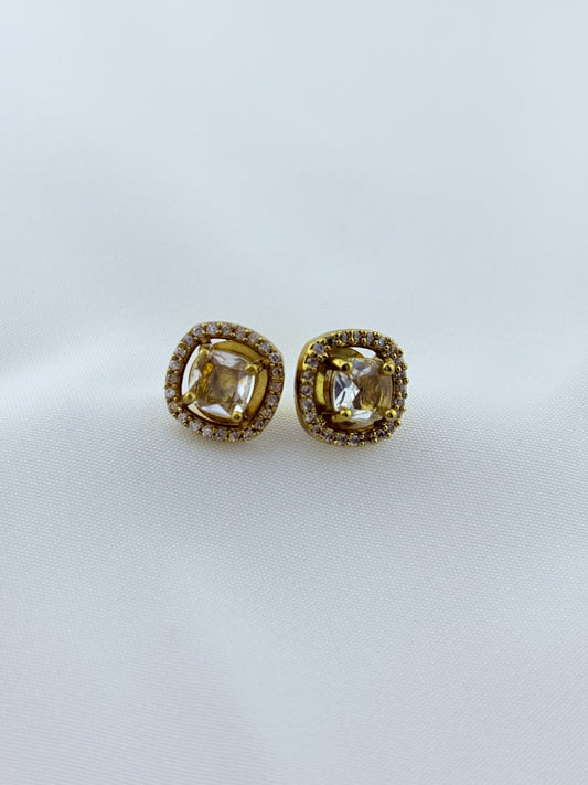 Premium matte finish AD necklace with matting stud