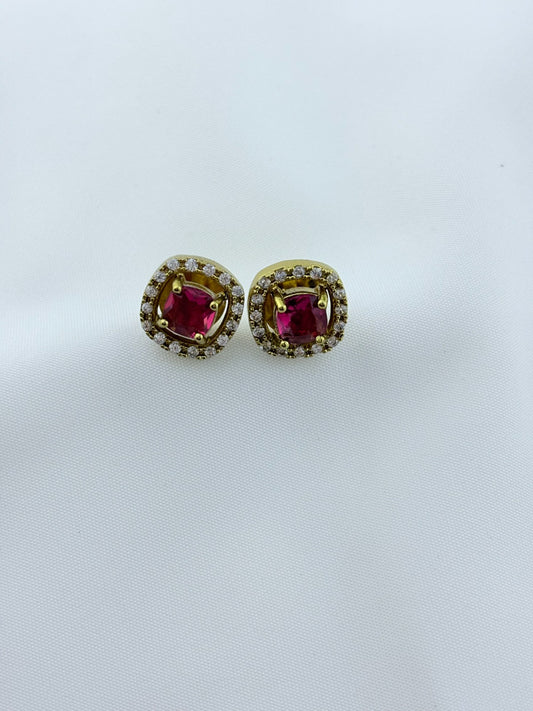 Premium matte finish AD necklace with matting stud