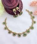 Style in modern elegance - Premium matte finish neckset with matching earrings