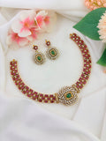 Timeless AD neckset crafted with elegant stone detailing for a graceful appearance.