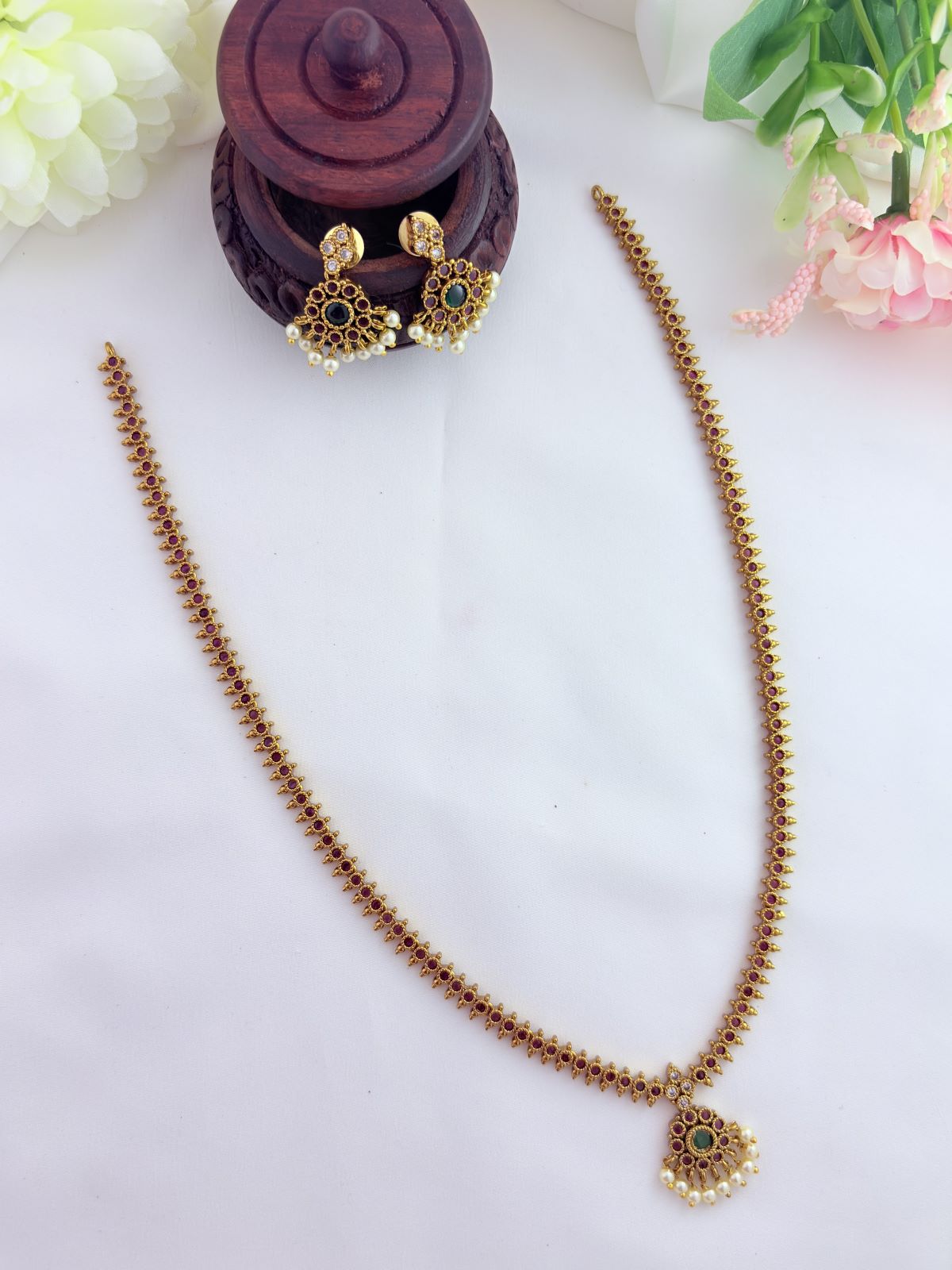 Traditional haram with rich heritage-inspired finish