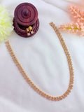 Beautifully crafted AD stone neckset in floral pattern-New collection