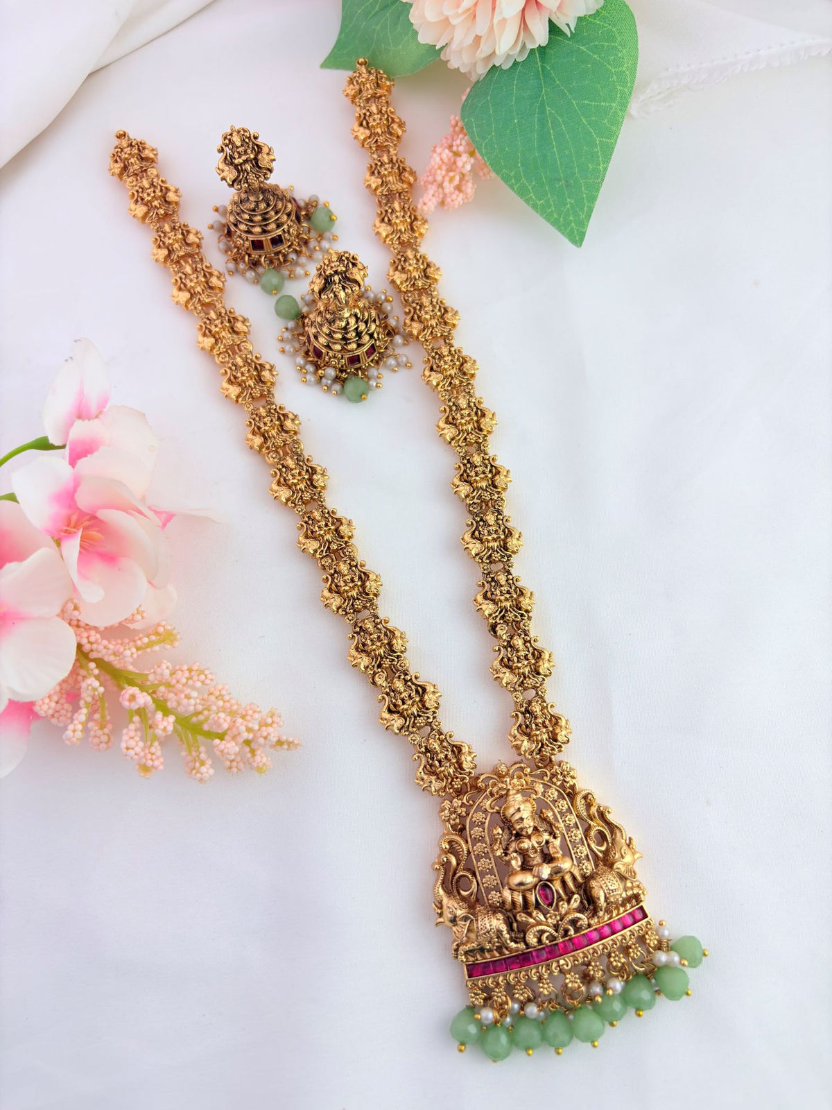 Classic temple jewellery inspired by traditional South Indian designs