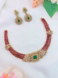 Elegant matte finish jewellery designed for a timeless ethnic look.
