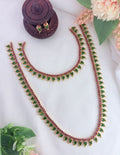 Tradition in modern elegance - Premium matte finish paalak pattern combo set