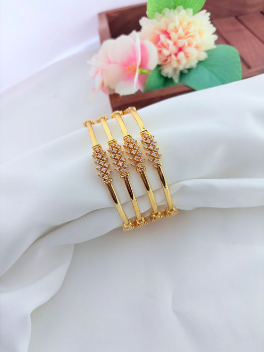 Sparkling AD stone bangles designed to add brilliance and elegance to every occasion