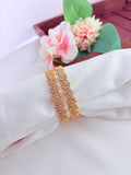 Premium quality AD stone bangles with a radiant finish for effortless elegance