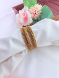Graceful AD stone bangles designed to complement both traditional and contemporary outfits