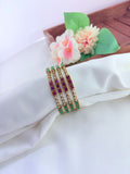 Premium AD stone bangles crafted with sparkling stones, offering a perfect blend of elegance and tradition