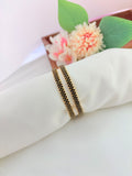 Elegant premium matte finish bangles with timeless appeal