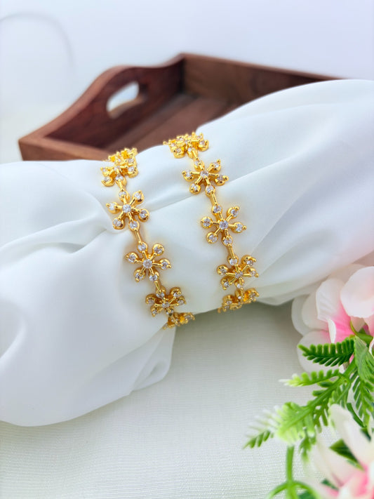 Classic AD stone bangles in rich matte finish