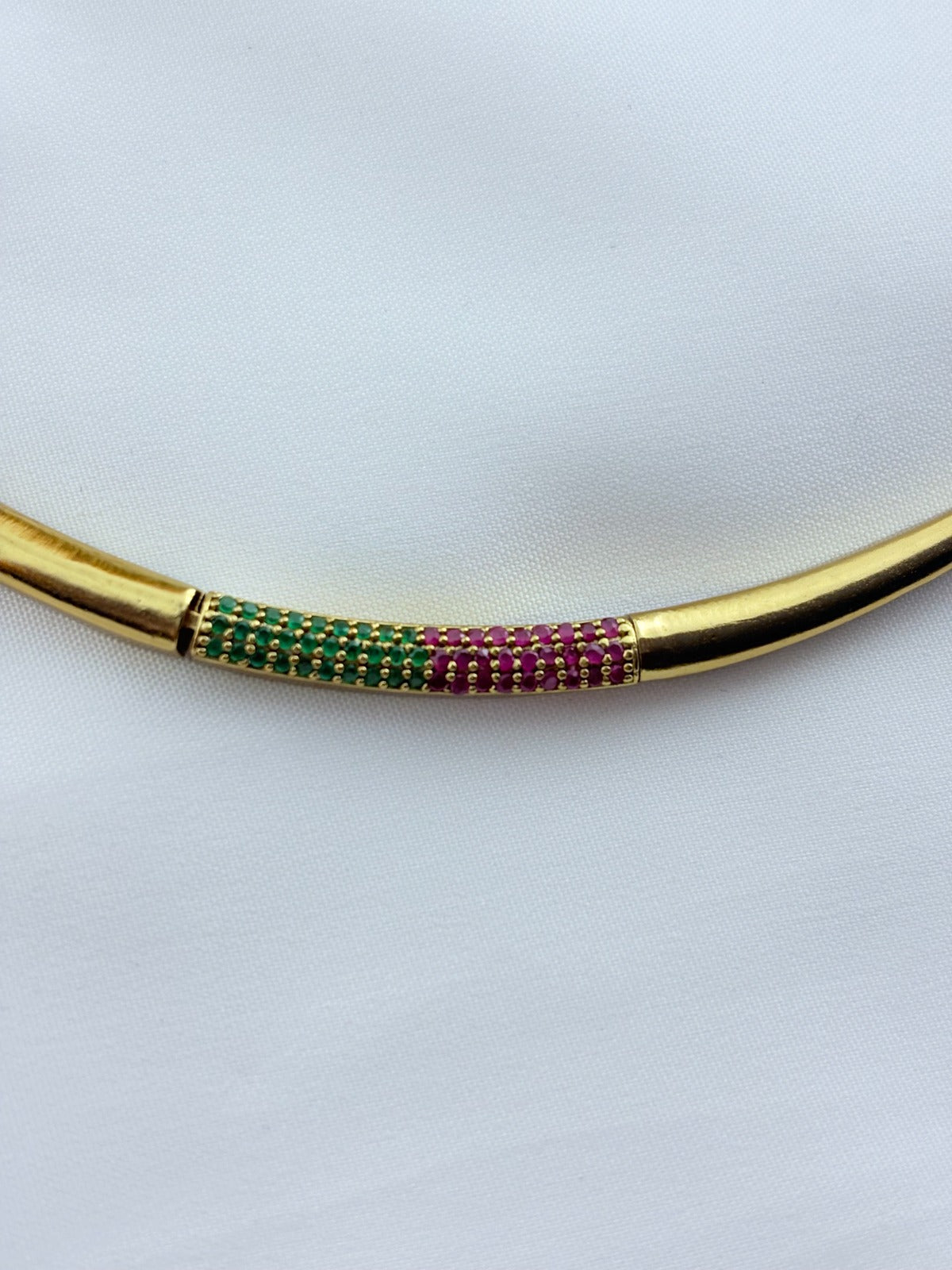 Premium matte Minimal yet stylish Ad necklace with matching earrings